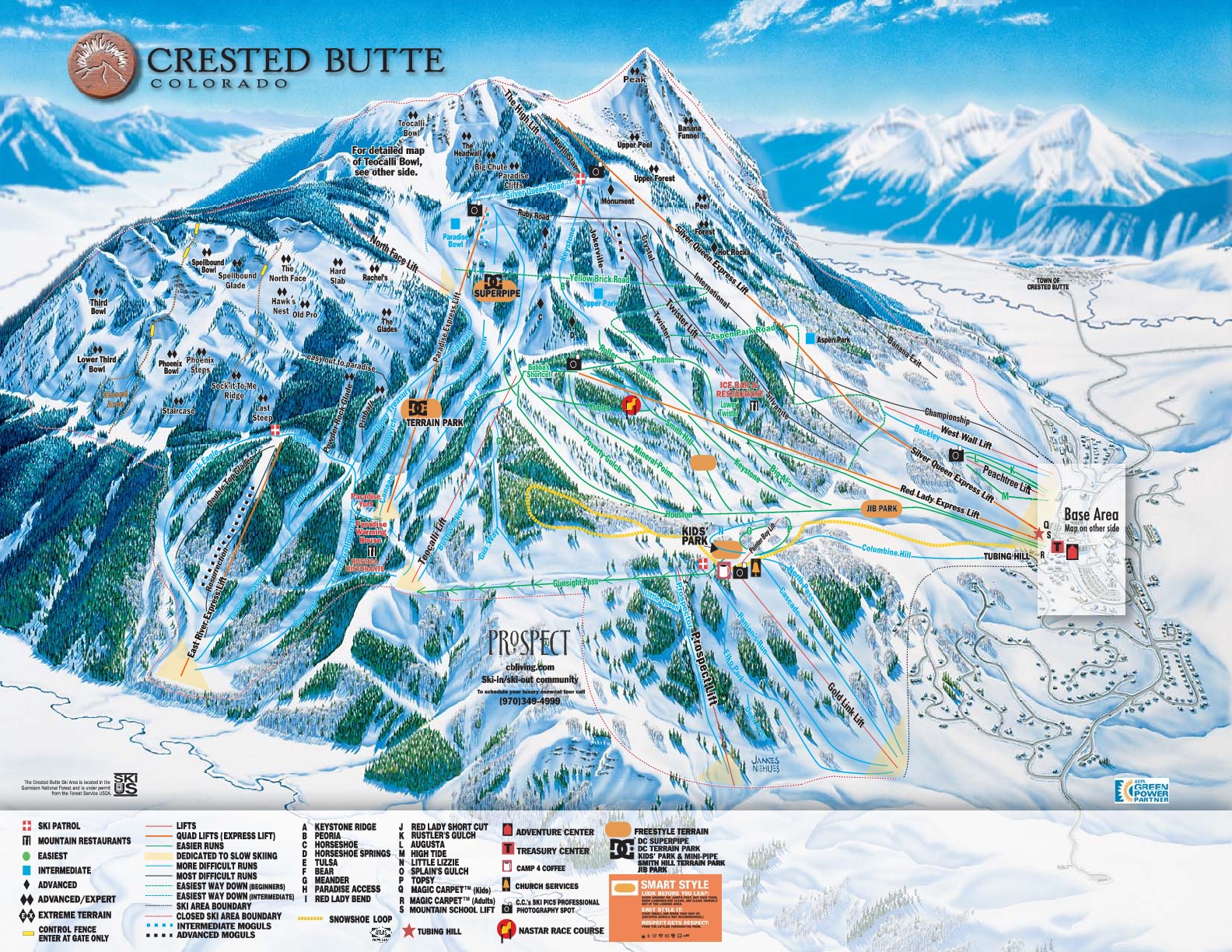 Crested Butte trail map