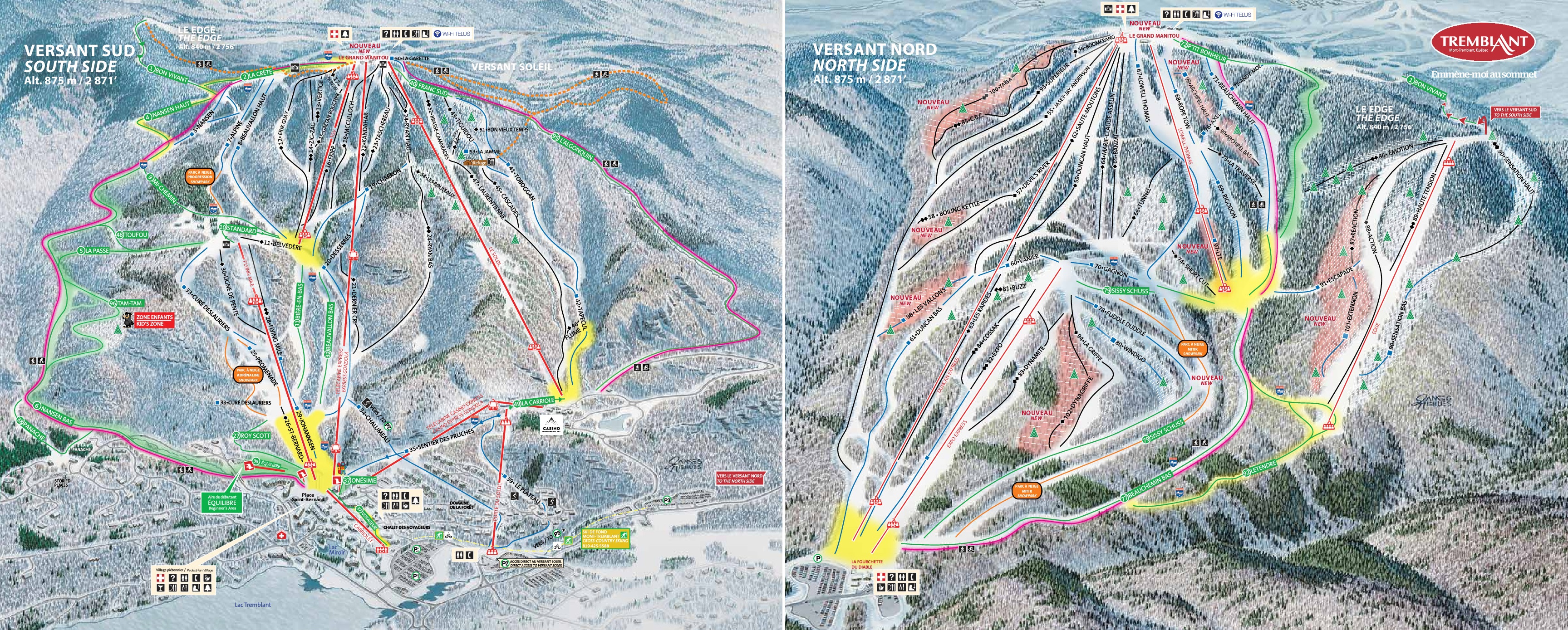 Mont Tremblant trail map